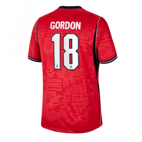 Stroje piłkarskie Anglia Anthony Gordon #18 Koszulka Wyjazdowej MŚ 2026 Krótki Rękaw